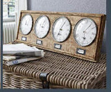 World Timber Clock - Front View