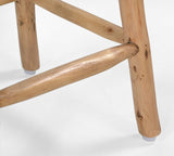 COWHIDE BAR STOOL - Side View