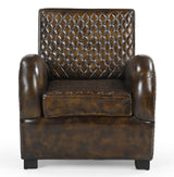 ARMSTRONG HAND MADE LEATHER ARM CHAIR