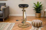 INDUSTRIAL HAND MADE BICYCLE STOOL - Rear View