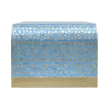 MOTHER OF PEARL MEDITERRANEAN BREEZE LOW PROFILE COFFEE TABLE - Rear View