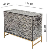 MOTHER OF PEARL ENCHANTING VINE CHEST OF DRAWERS - Extra Image