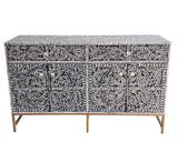 MOTHER OF PEARL GRANDIOSE SIDEBOARD - 45-Degree Angle