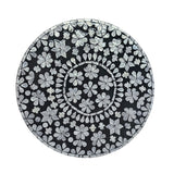 MOTHER OF PEARL MONOCHROME SPLENDOUR SIDE TABLE - Side View
