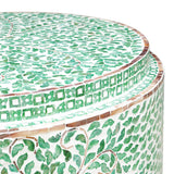 LAYLA TURQUOISE COFFEE TABLE - Top-Down View