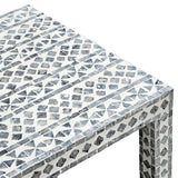 CLAIRE SHELL INLAY NESTING TABLES - Top-Down View
