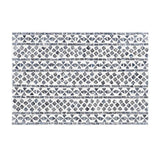 CLAIRE SHELL INLAY NESTING TABLES - 45-Degree Angle