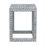 CLAIRE SHELL INLAY NESTING TABLES - Rear View