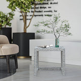 CLAIRE SHELL INLAY NESTING TABLES - Low Angle