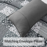 Timeless Peony Graceful Breathable 3 Pc Bedspread & Pillow Cover Set - Rear View