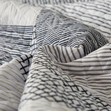Charming urban pattern 3 Pc Bedspread & Pillow Cover Set - Front View