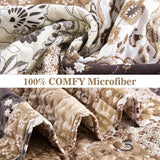 Rustic Countryside Daisy Quilted 3 Pc Bedspread & Pillow Cover Set - 45-Degree Angle