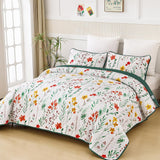 Enchanting Fields Cozy 3 Pc Bedspread & Pillow Cover Set - Side View