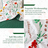 Enchanting Fields Cozy 3 Pc Bedspread & Pillow Cover Set - Rear View