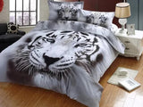 Cozy Nights 3-Piece Duvet Cover Set - Soft & Durable Fabric-King - Top-Down View