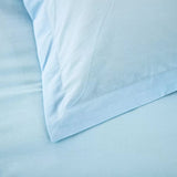 100% cotton Premium Doona Duvet Quilt Cover Set with Soft Pillowcases - Aqua-King - 45-Degree Angle