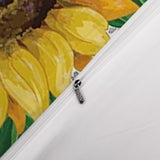 Luxury Feel Satin Duvet Cover Set - Smooth & Breathable-Double - Side View