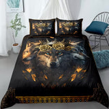 Nature-Inspired Floral Duvet Cover Set - Hypoallergenic Fabric-King - 45-Degree Angle