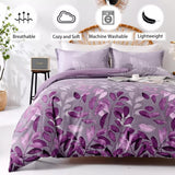 Soft Haven 3-Piece Duvet Cover Set - Long-Lasting Comfort-King - Side View