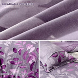 Soft Haven 3-Piece Duvet Cover Set - Long-Lasting Comfort-King - Close-Up Angle