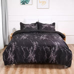 Bold Geometric Print Duvet Cover Set - Eco-Friendly Material-King