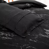 Bold Geometric Print Duvet Cover Set - Eco-Friendly Material-King - Low Angle