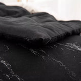 Bold Geometric Print Duvet Cover Set - Eco-Friendly Material-King - Extra Image