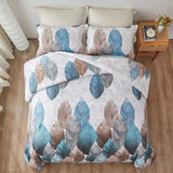 Classic White Duvet Cover Set - Hotel-Quality Finish-King - Top-Down View