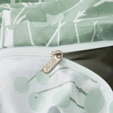 Artistic Vibes Abstract Duvet Cover Set - Easy Maintenance-King - Close-Up Angle