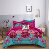 Aesthetic Glow Floral 3??iece Comforter Set with Matching Shams