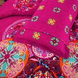 Aesthetic Glow Floral 3??iece Comforter Set with Matching Shams
