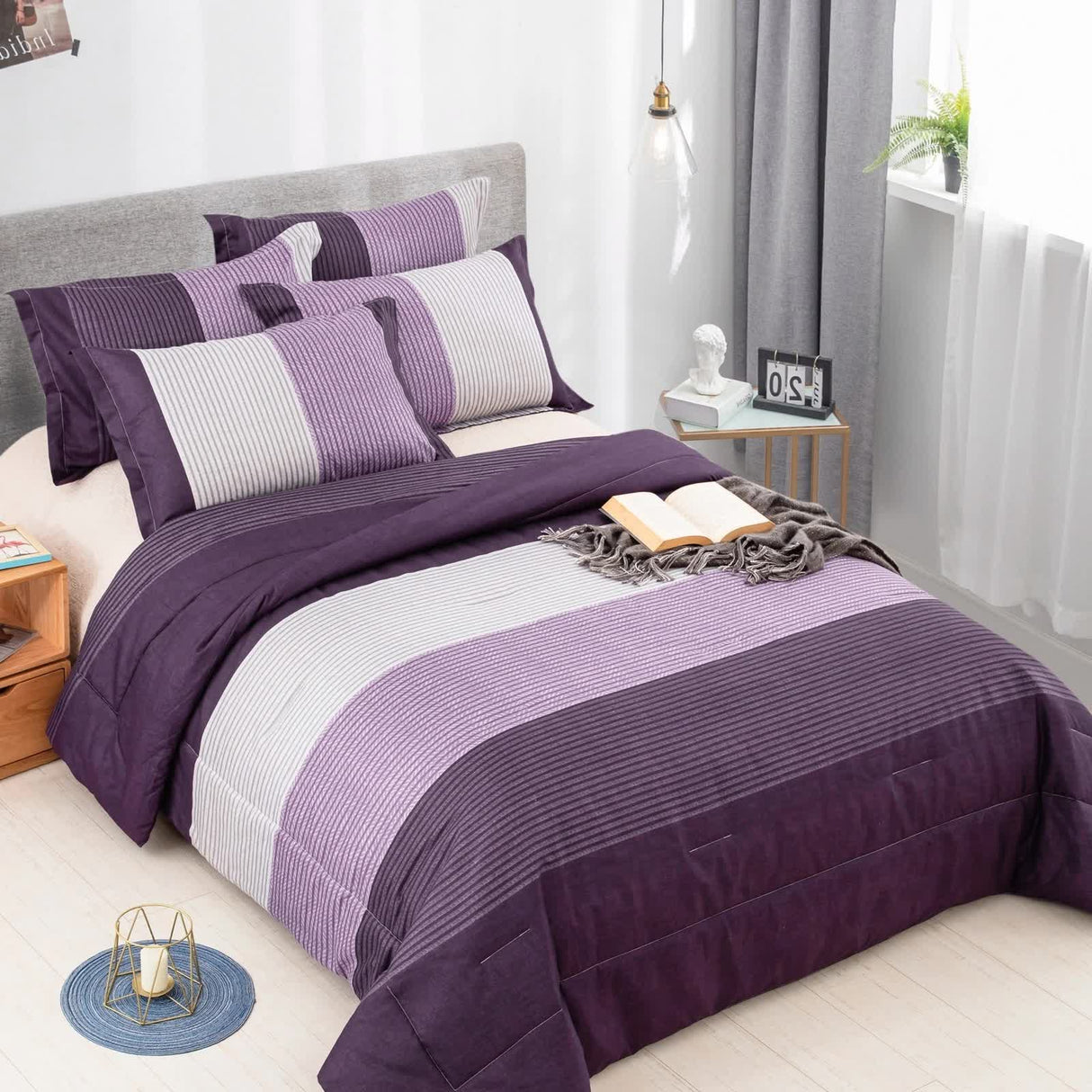 Urban Nest 3??iece Comforter Collection ??Fresh Room Aesthetic