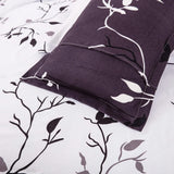 Dreamy Nights Marbled leaf Quilted Comforter Set – Soft 3‑Piece Look - Low Angle