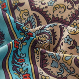 Boho Glow Teal Bedding – 3‑Piece Comforter Set for Relaxed Spaces - Close-Up Angle