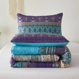 Boho Glow Teal Bedding – 3‑Piece Comforter Set for Relaxed Spaces - Extra Image