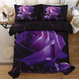 Rose Golden Hour Comforter Set ??Aesthetic 3??iece Bedroom Mood