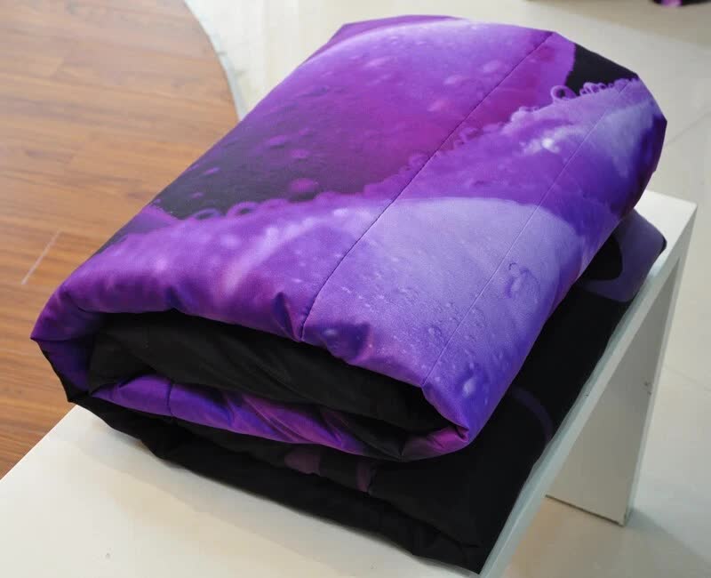 Rose Golden Hour Comforter Set ??Aesthetic 3??iece Bedroom Mood