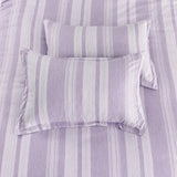 Midnight Calm stripes purple 3??iece Bedding ??Cozy comforter Style
