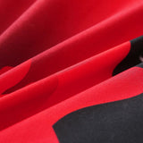 Chill Haven Red Rose 3??iece Comforter Bundle ??Relax & Recharge Style