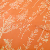 Charming Autumn Warm oranage 3 Pc Comforter & Pillow Cover Set - 45-Degree Angle