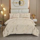 Coastal Drift apricot Comforter Bundle – Breezy 3‑Piece Bedding - Side View