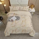Coastal Drift apricot Comforter Bundle – Breezy 3‑Piece Bedding - 45-Degree Angle