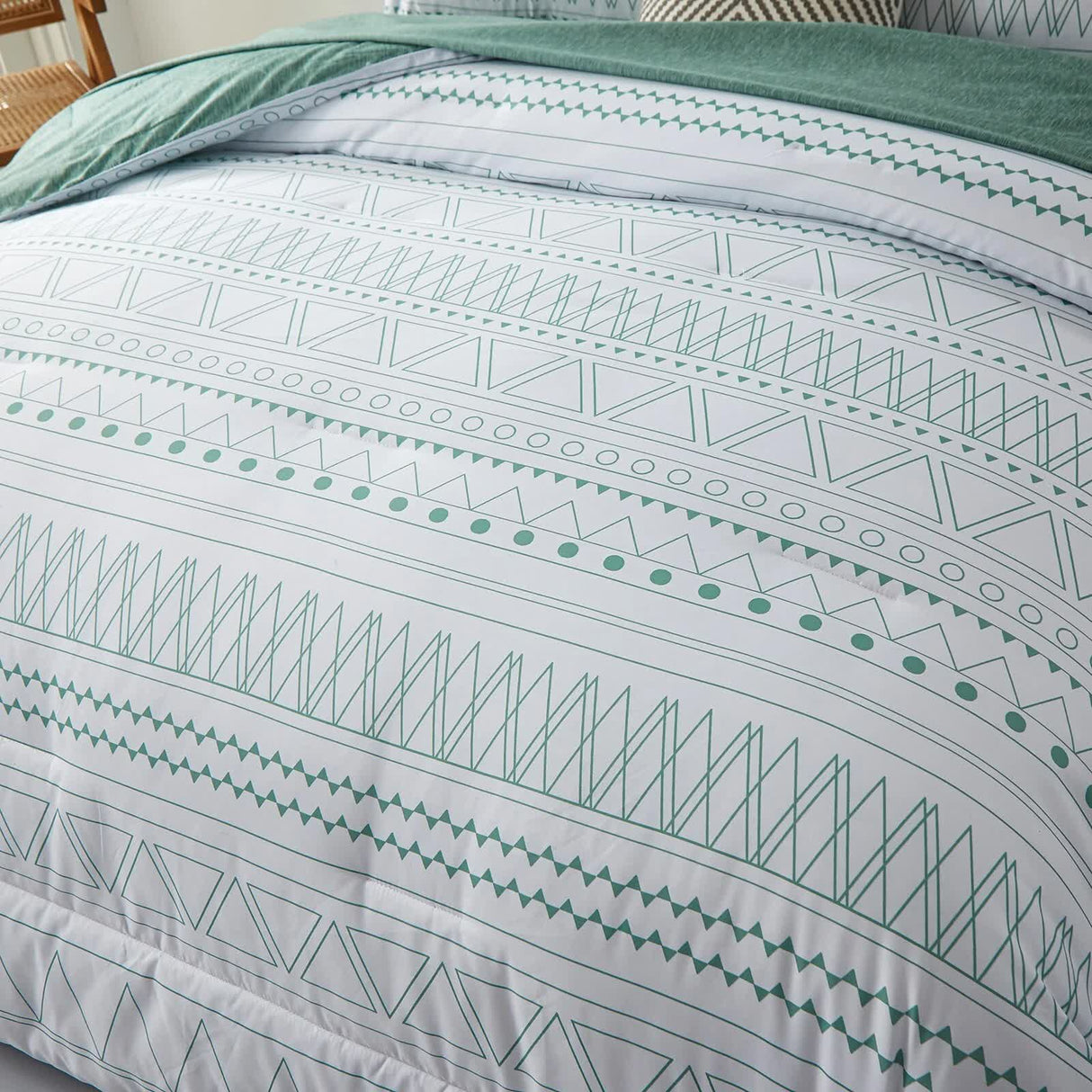 Boho Vibes Bedding Set – 3‑Piece Comforter & Pillow Covers