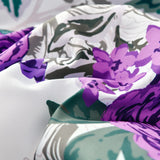 Luxe Loft Purple rose Quilted Comforter & Shams – Trending 3‑Piece Set - 45-Degree Angle