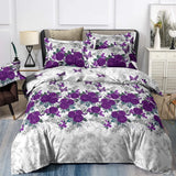 Luxe Loft Purple rose Quilted Comforter & Shams ??Trending 3??iece Set