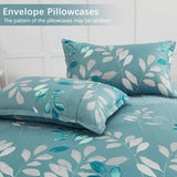 GlowUp Bedroom Teal Comforter – 3‑Piece Insta‑Aesthetic Set - Top-Down View