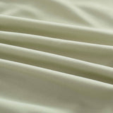 Soft Floral Leaf Comforter Set, King Size, Warm Quilted Bedding with Pillowcases - Side View