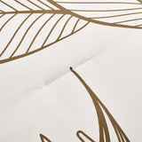 SOFT Floral Comforter Set, King Size, Plush Winter Bedding with Pillowcases - Close-Up Angle