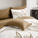 SOFT Floral Comforter Set, King Size, Plush Winter Bedding with Pillowcases - Extra Image