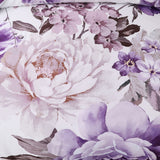 Chic Floral Print Quilt Set, Available in Queen/King, Cozy and Durable Bedding with Pillow Shams - 45-Degree Angle
